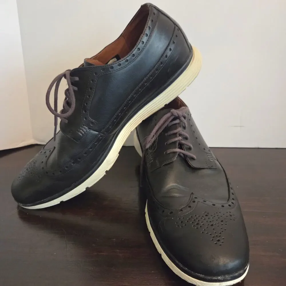 Timberland Wallington Brogue Black Leather Wingtip Oxford Shoes Men’s Size 13